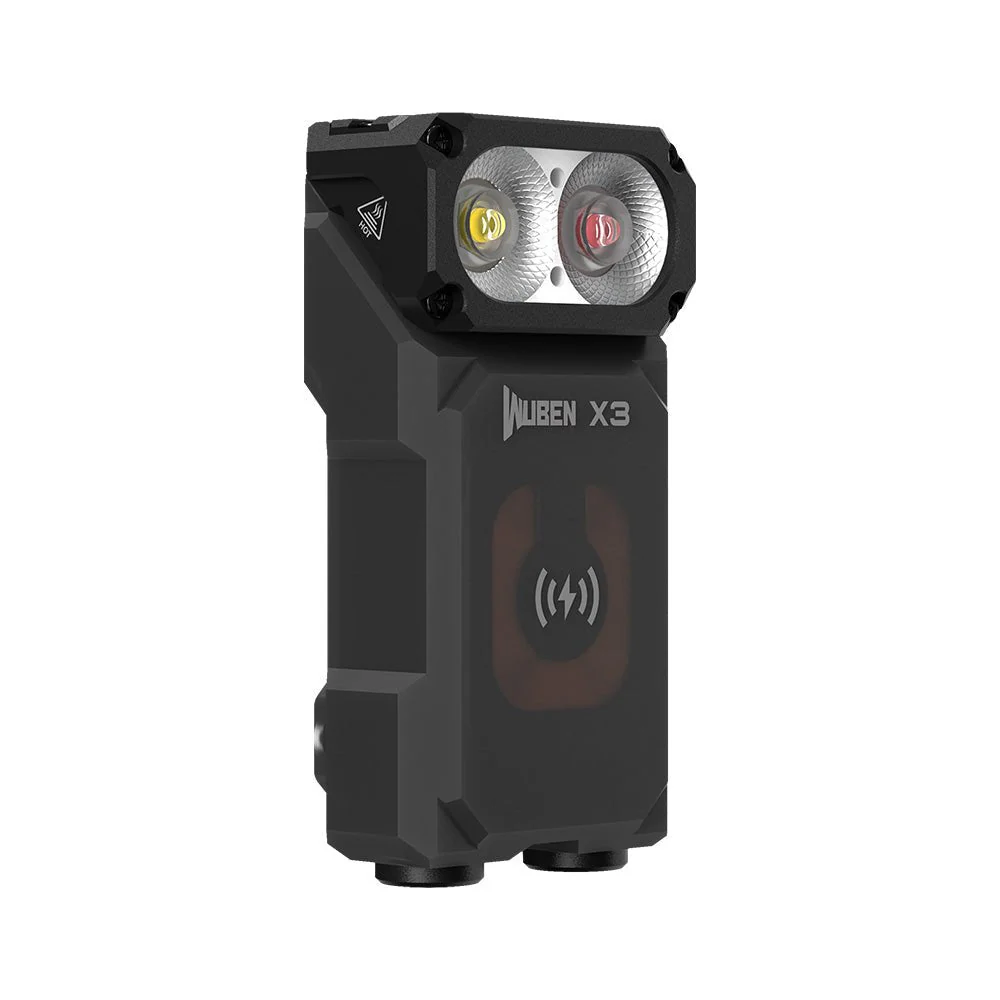 WUBEN Lightok X3 Owl Compact Rechargeable EDC Flashlight(Red and white light) - Image 35