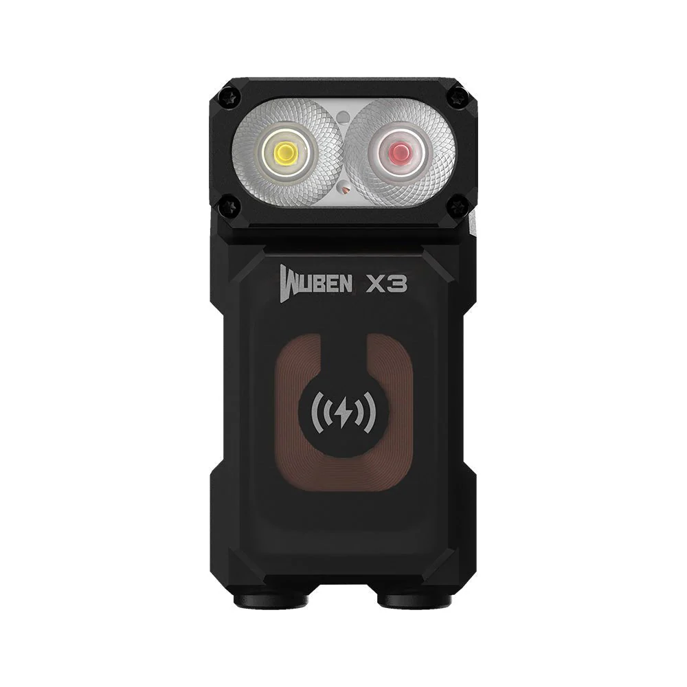 WUBEN Lightok X3 Owl Compact Rechargeable EDC Flashlight(Red and white light) - Image 36
