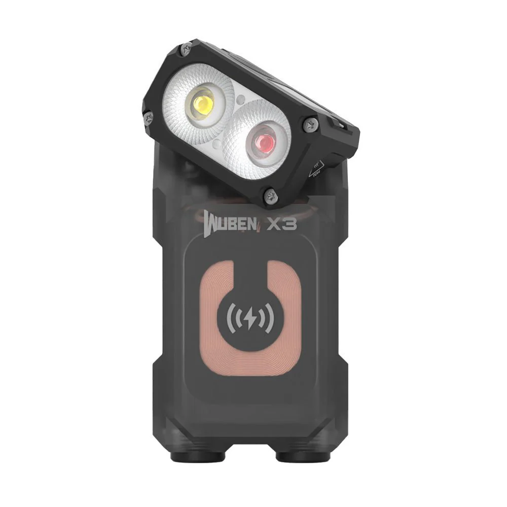 WUBEN Lightok X3 Owl Compact Rechargeable EDC Flashlight(Red and white light) - Image 37