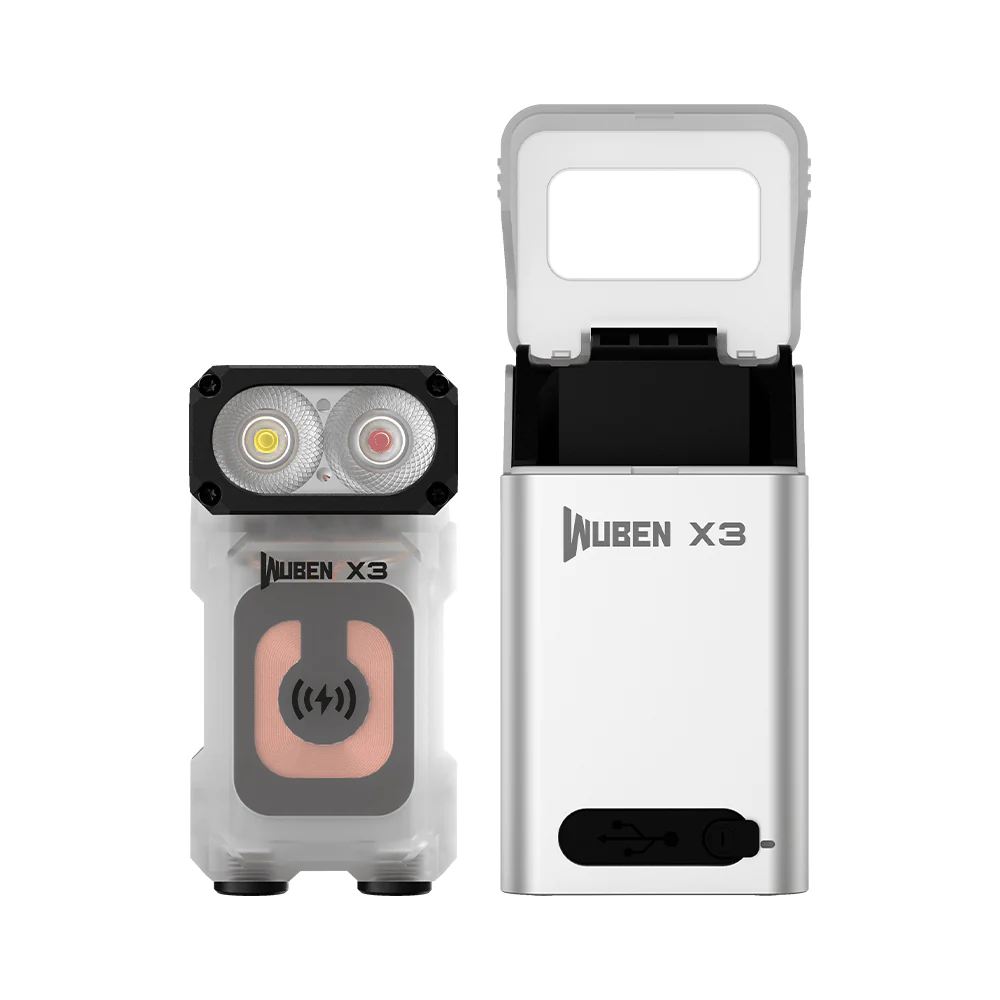 WUBEN Lightok X3 Owl Compact Rechargeable EDC Flashlight(Red and white light) - Image 3