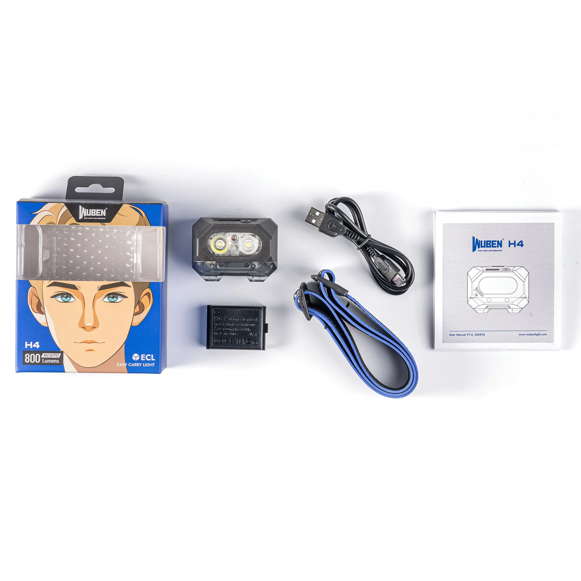 Wuben H4 Multi-function Lighting Rechargeable Hunting LED Headlamp - Image 10