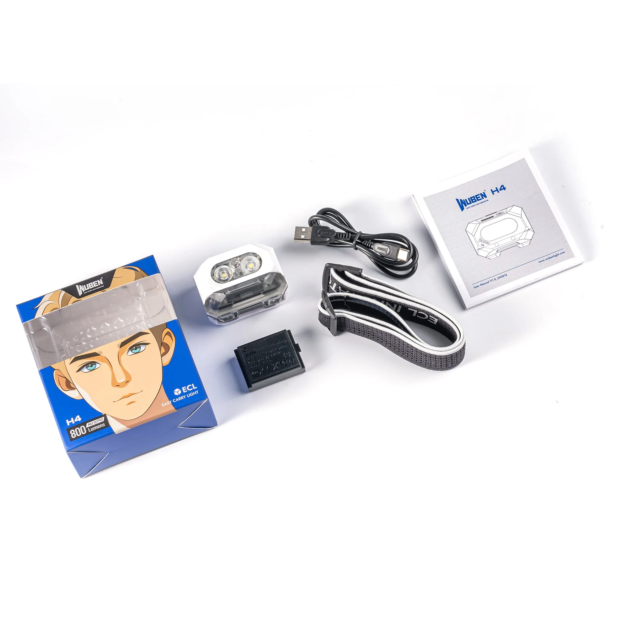 Wuben H4 Multi-function Lighting Rechargeable Hunting LED Headlamp - Image 19