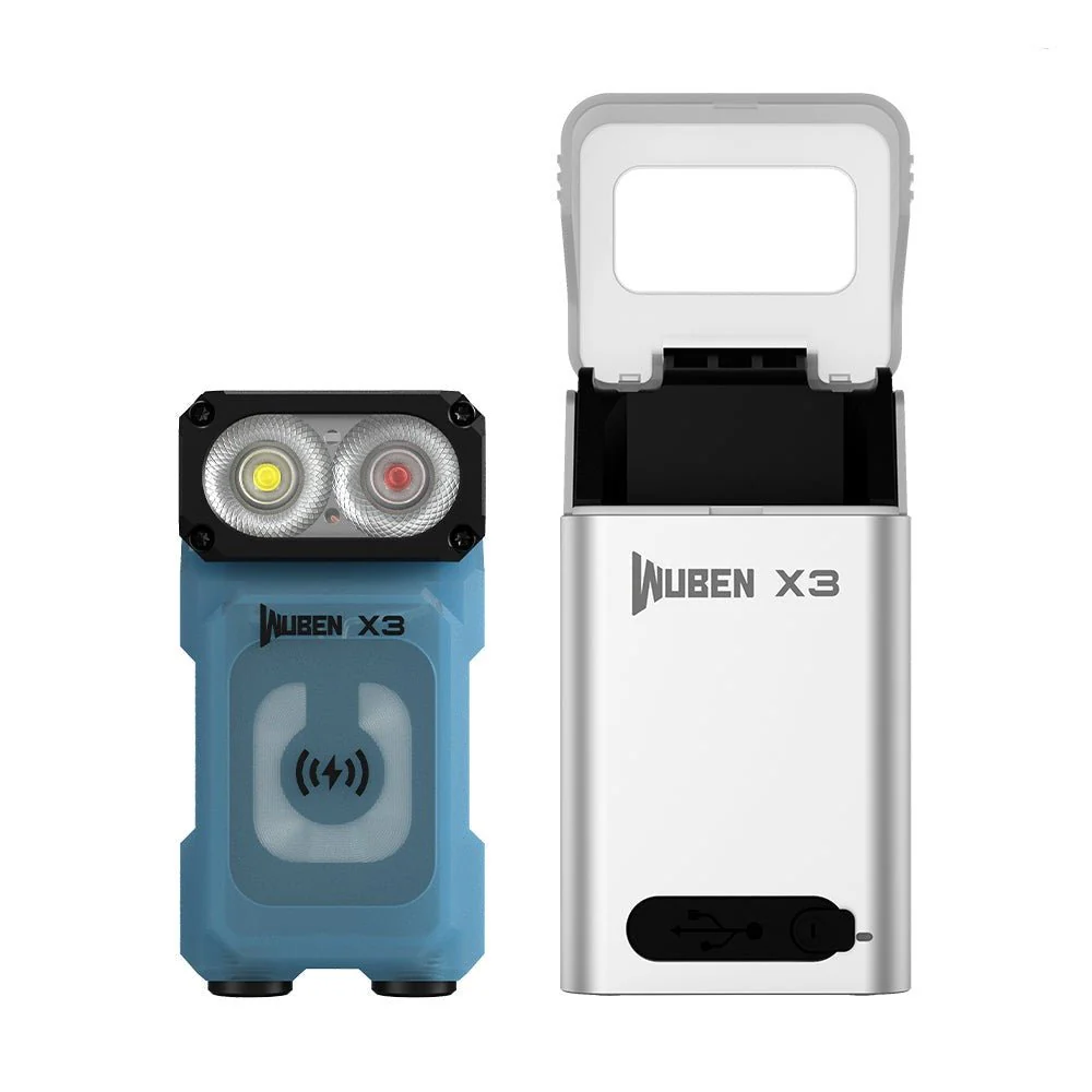 WUBEN Lightok X3 Owl Compact Rechargeable EDC Flashlight(Red and white light) - Image 11