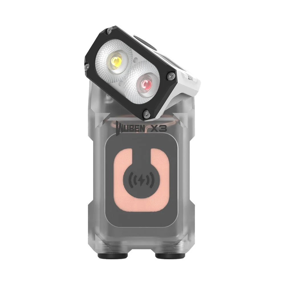 WUBEN Lightok X3 Owl Compact Rechargeable EDC Flashlight(Red and white light) - Image 44