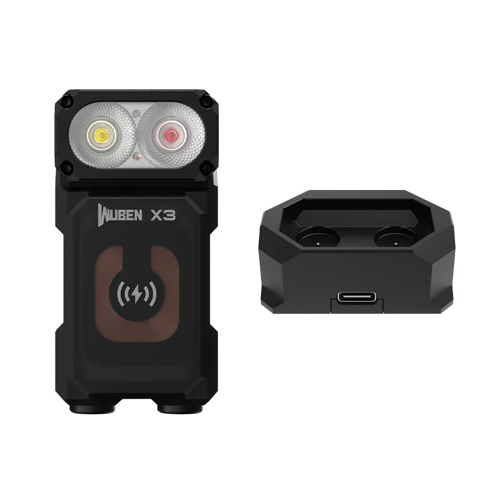 WUBEN Lightok X3 Owl Compact Rechargeable EDC Flashlight(Red and white light) - Image 47